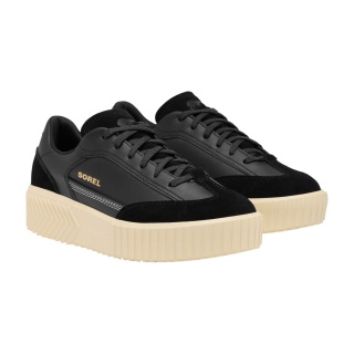 Sorel Sneaker One Ave T-Toe (wodoodporne) skórzane czarne damskie